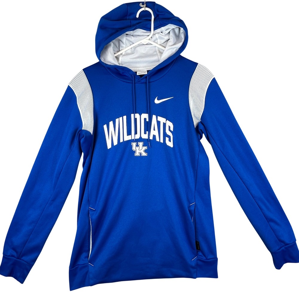 Nike Kentucky Wildcats Therma-FIT Hoodie Mens Small Blue On-Field Pullover